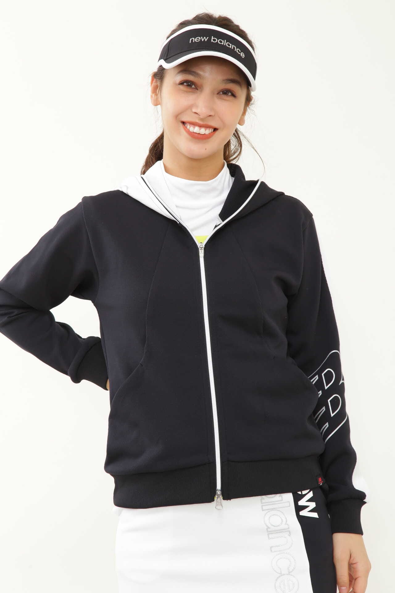 バルキーダンボールニット スウェット フルジップ フーディー (WOMENS SPORT)