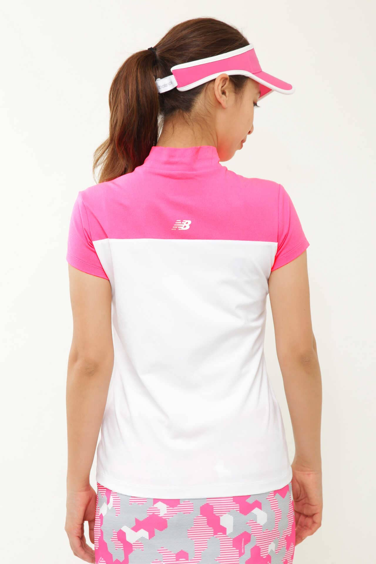 LYCRA COOLMAX 半袖 モックネック プルオーバー (WOMENS SPORT)