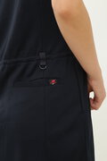 メッシュ 半袖 モックネック ワンピース (WOMENS)