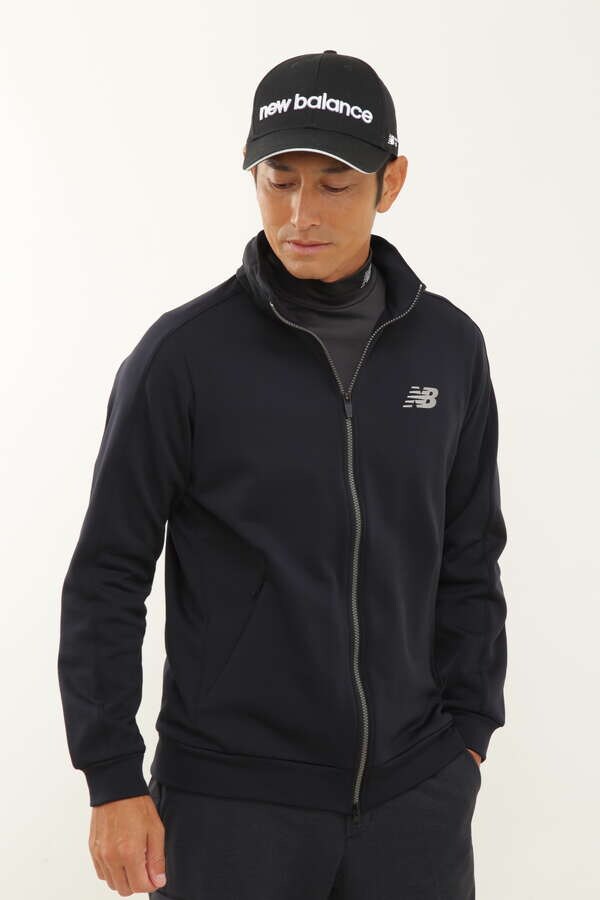 new balance golf】スムースダブルフェイス スウェット フルジップ ブルゾン (MENS WORLD)