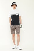 メッシュ 半袖 モックネック プルオーバー (MENS)