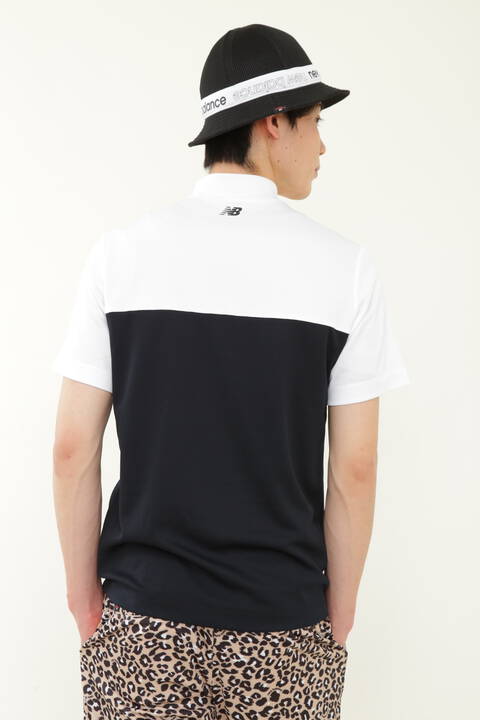 メッシュ 半袖 モックネック プルオーバー (MENS)