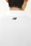 レオパードロゴ メッシュ 半袖 モックネック プルオーバー (MENS)