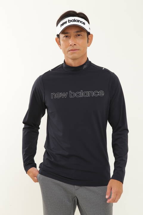 new balance golf】インターロックピケ 長袖 モックネック プルオーバー (MENS WORLD)