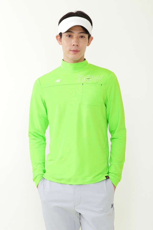 インレイ裏起毛 長袖 モックネック プルオーバー (MENS SPORT)（0122267006） | New Balance Golf (  ニューバランスゴルフ ) | 【公式】通販 MIX.Tokyo