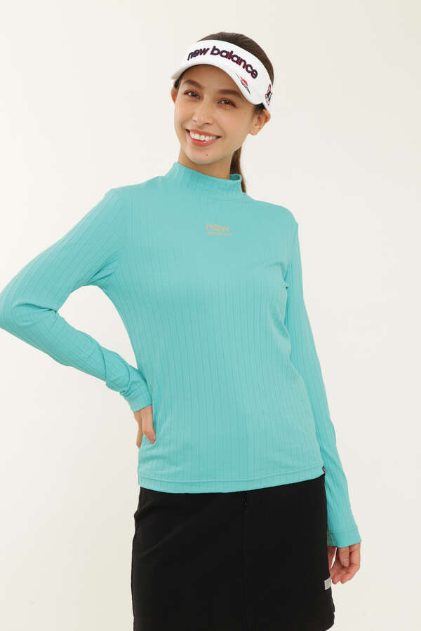 ニューバランス New Balance ストレッチ METRO 長袖オフモックネック
