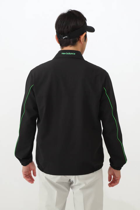 4WAYストレッチシャンブレー フルジップ ウインド ブルゾン (MENS WORLD)