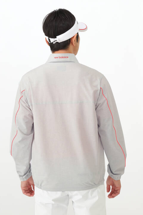 4WAYストレッチシャンブレー フルジップ ウインド ブルゾン (MENS WORLD)