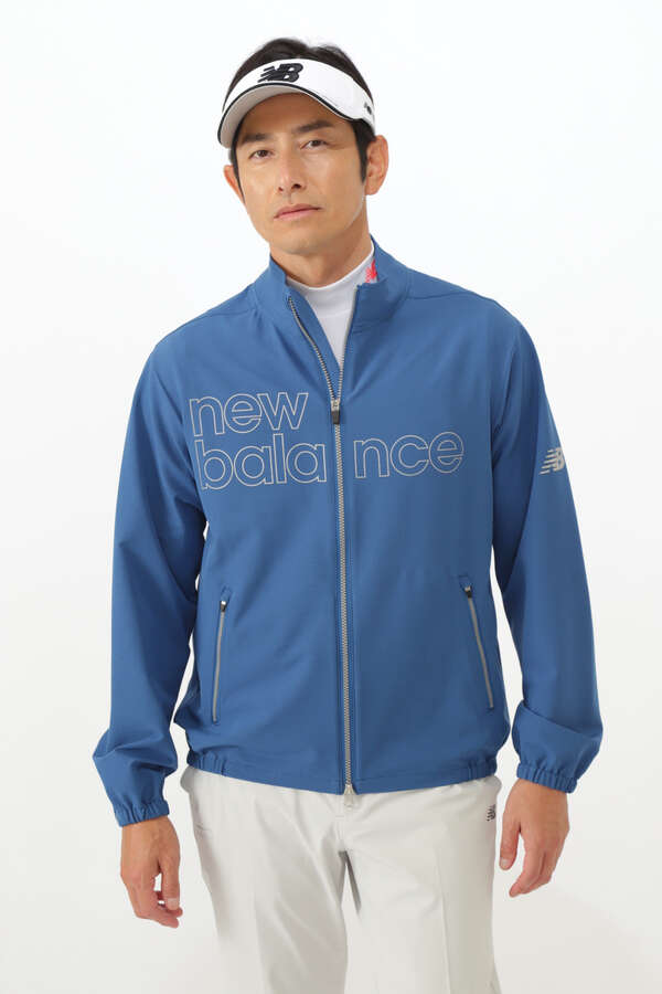 4WAYストレッチシャンブレー フルジップ ウインド ブルゾン (MENS WORLD)
