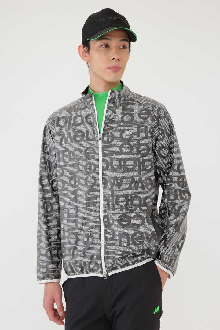 ブロックシャドーロゴ フルジップ ウインド ブルゾン (MENS SPORT)