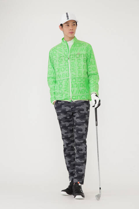 ブロックシャドーロゴ フルジップ ウインド ブルゾン (MENS SPORT)