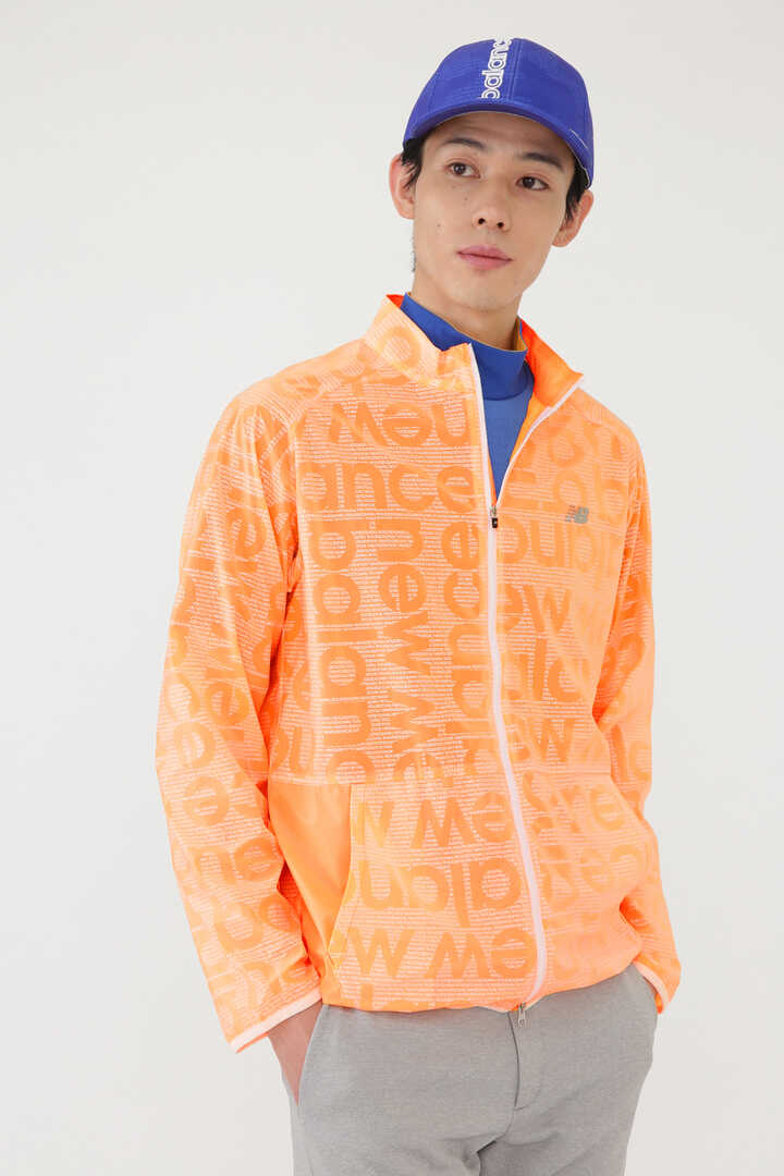 ブロックシャドーロゴ フルジップ ウインド ブルゾン (MENS SPORT)