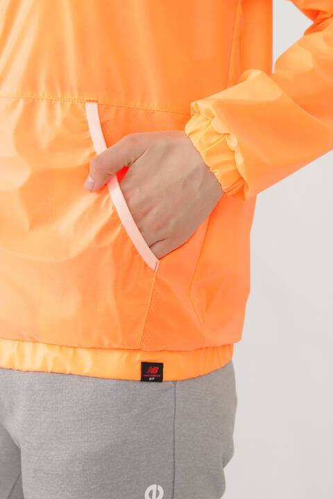 【オンライン限定カラーあり】ブロックシャドーロゴ フルジップ ウインド フーディー (WOMENS)