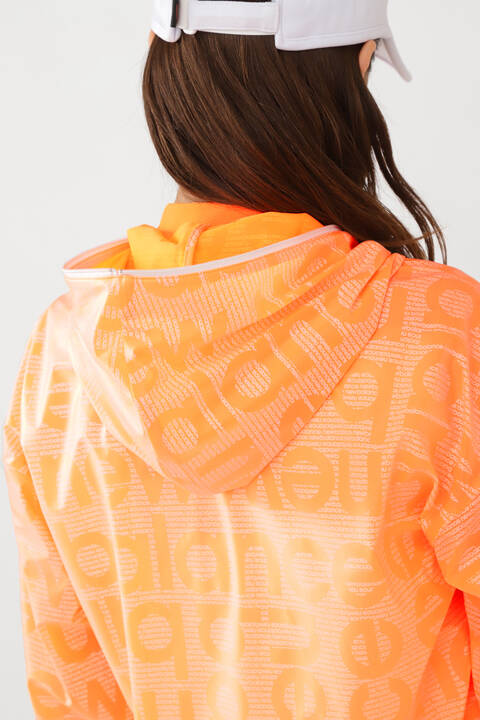 【オンライン限定カラーあり】ブロックシャドーロゴ フルジップ ウインド フーディー (WOMENS)