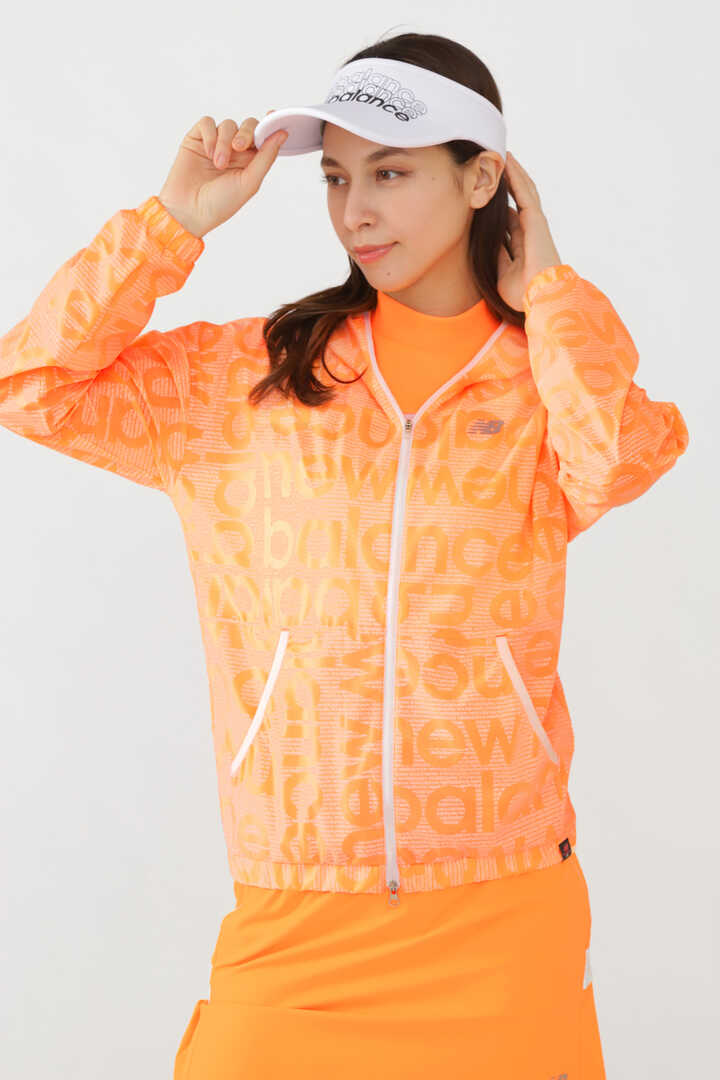 【オンライン限定カラーあり】ブロックシャドーロゴ フルジップ ウインド フーディー (WOMENS)