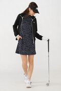 ループロゴライン スリーブレス モックネック ワンピース (WOMENS SPORT)