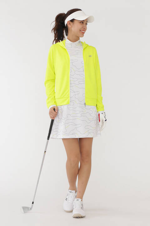 ループロゴライン スリーブレス モックネック ワンピース (WOMENS SPORT)