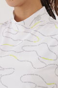 ループロゴライン スリーブレス モックネック ワンピース (WOMENS SPORT)