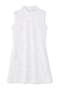 ループロゴライン スリーブレス モックネック ワンピース (WOMENS SPORT)