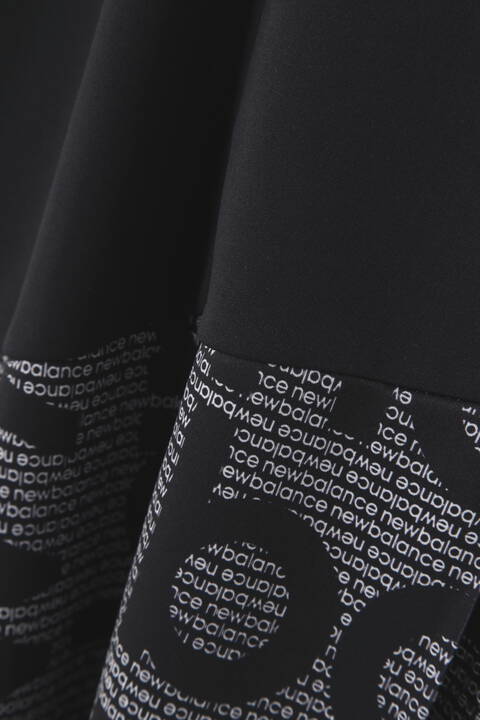 無地×ブロックシャドーロゴ 半袖 ハーフジップ ワンピース (WOMENS SPORT)