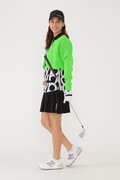 リピートロゴ スリーブレス モックネック ニット ワンピース (WOMENS SPORT)
