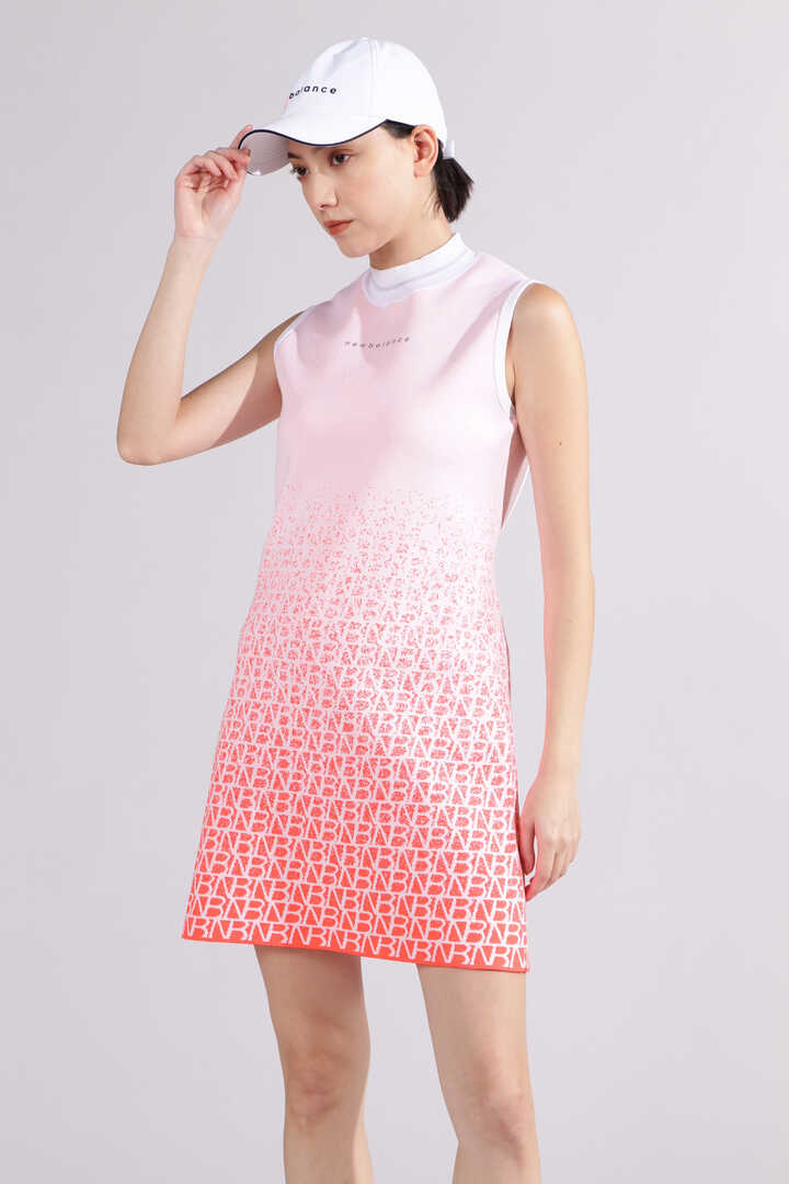 【直営店舗限定】NBグラデーション スリーブレス ニット ワンピース (WOMENS)