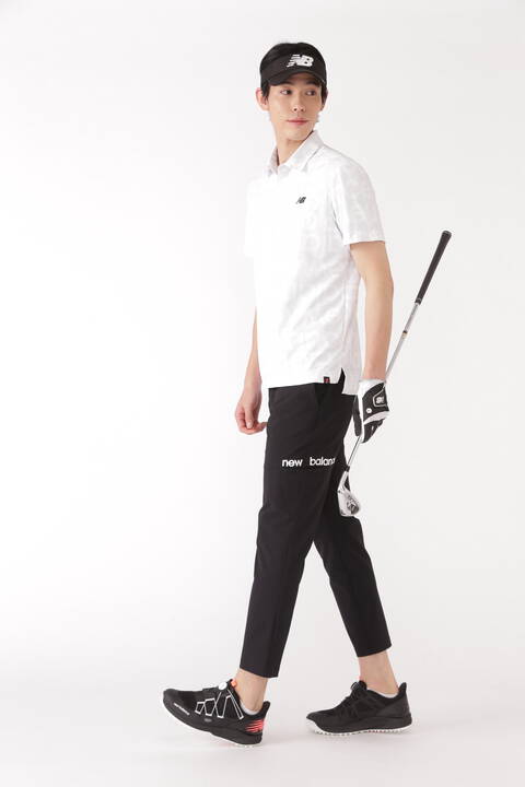 ドビーバイアスチェック 接触冷感 テーパード クロップドパンツ (MENS SPORT)