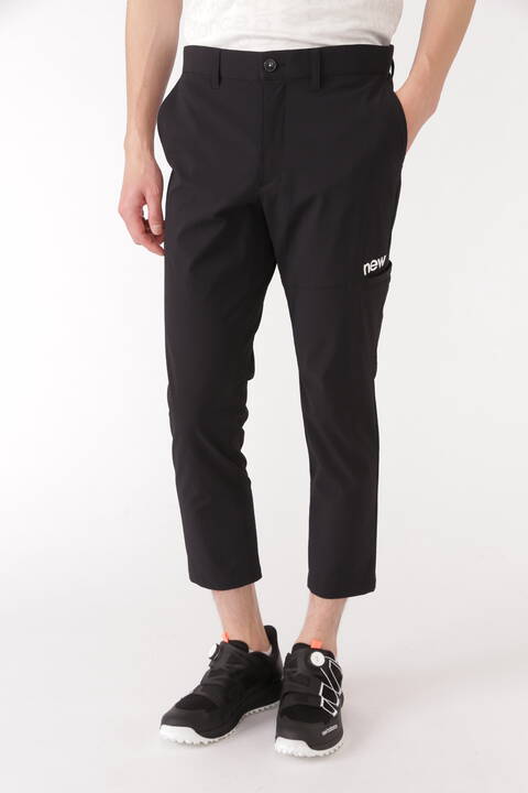 ドビーバイアスチェック 接触冷感 テーパード クロップドパンツ (MENS SPORT)