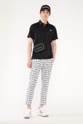 ブロックボーダーロゴ スリム クロップドパンツ (MENS SPORT)