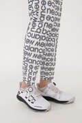ブロックボーダーロゴ スリム クロップドパンツ (MENS SPORT)