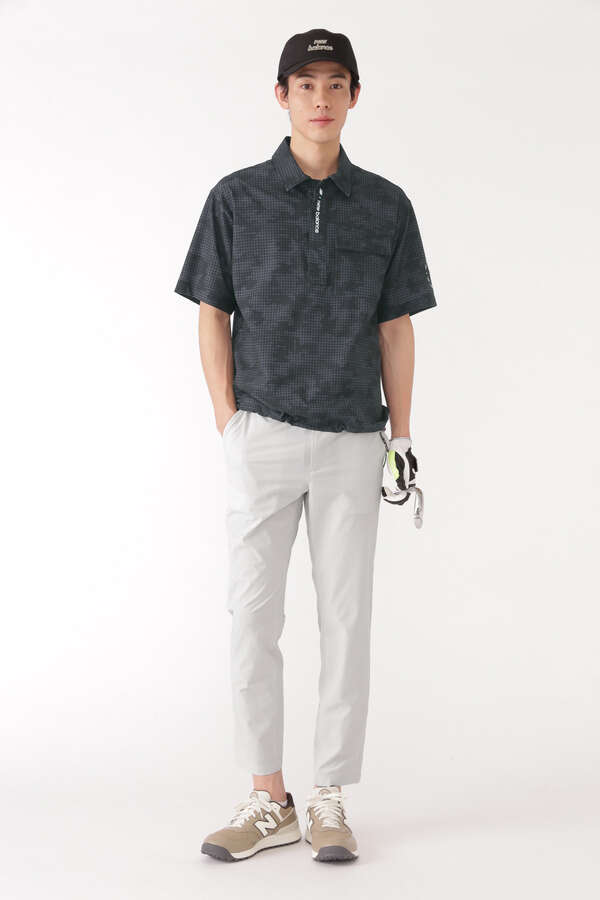 4WAYストレッチ ピンストライプ テーパード ロングパンツ (MENS METRO)