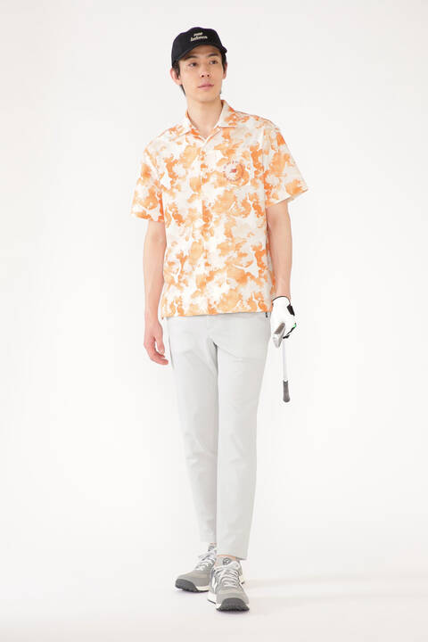 4WAYストレッチ ピンストライプ テーパード ロングパンツ (MENS METRO)