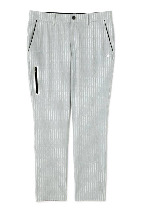 【直営店舗限定】ストライプロゴ スリム クロップドパンツ (MENS)