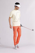 【直営店舗限定】ストライプロゴ スリム クロップドパンツ (MENS)