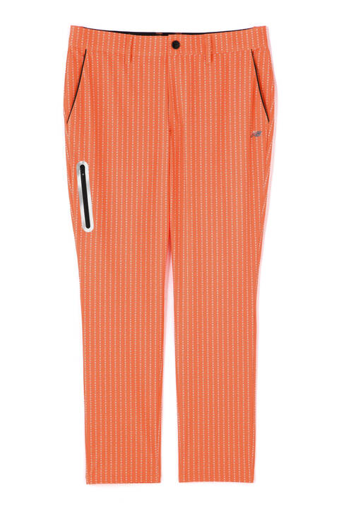 【直営店舗限定】ストライプロゴ スリム クロップドパンツ (MENS)
