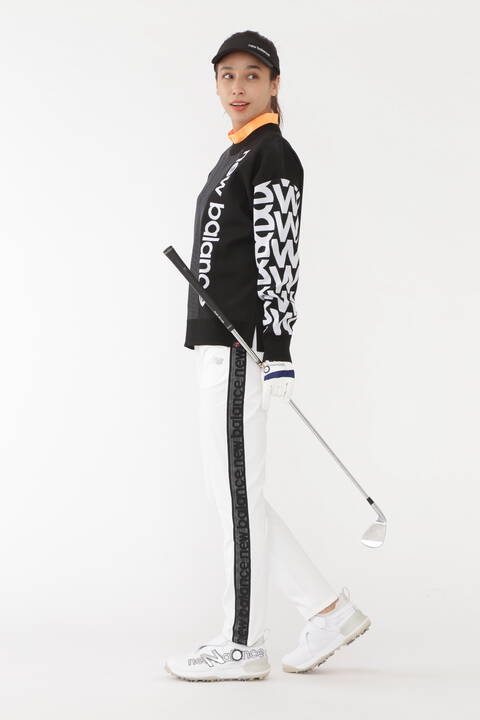 ストレッチタフタ テーパード ロングパンツ (WOMENS SPORT)