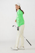 ストレッチタフタ テーパード ロングパンツ (WOMENS SPORT)