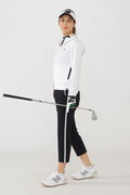 ドビーバイアスチェック 接触冷感 テーパード クロップドパンツ (WOMENS SPORT)