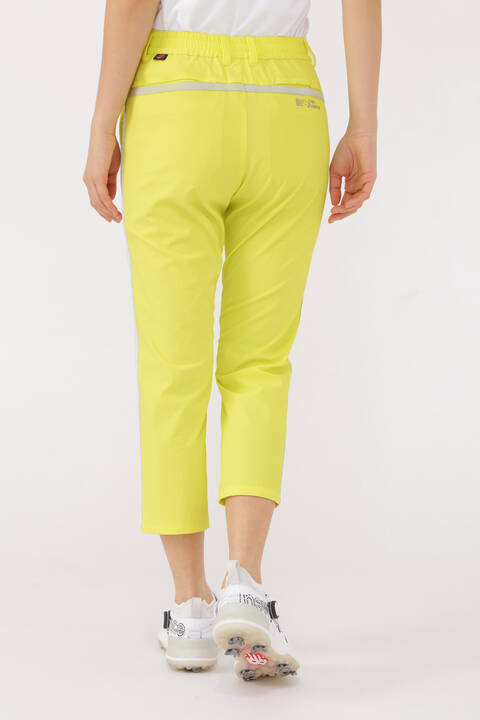 ドビーバイアスチェック 接触冷感 テーパード クロップドパンツ (WOMENS SPORT)