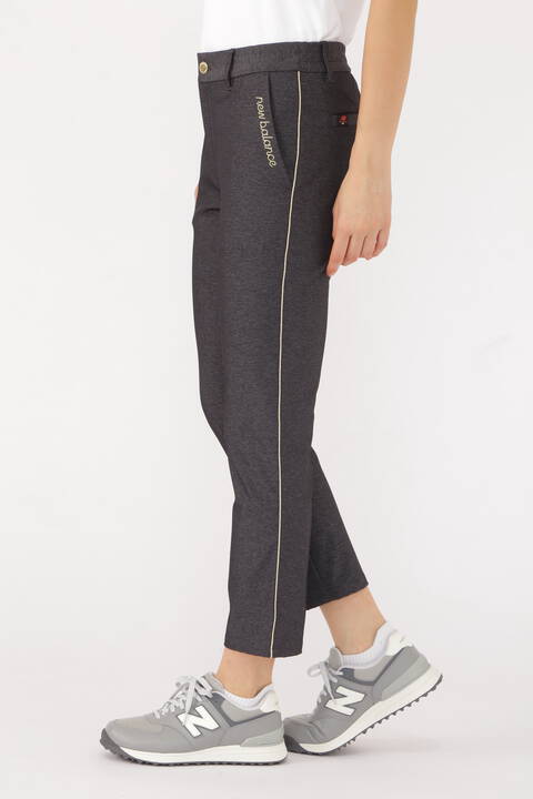 シャンブレー スリム クロップドパンツ (WOMENS METRO)