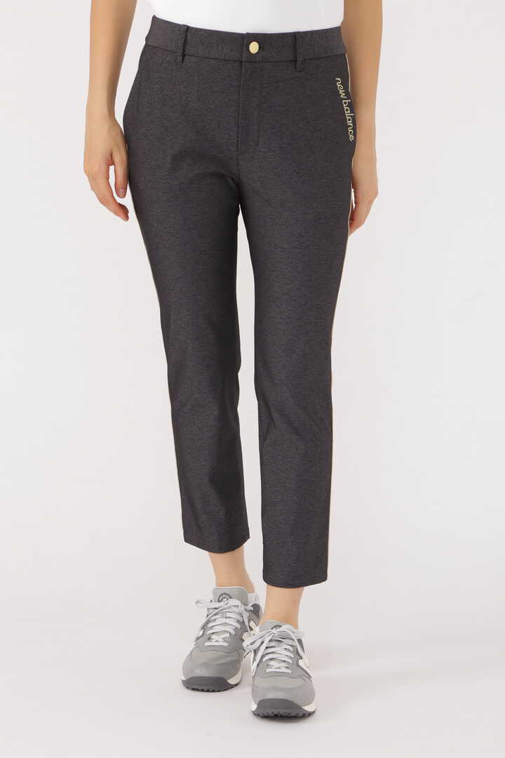 シャンブレー スリム クロップドパンツ (WOMENS METRO)