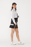ストレッチタフタ バックプリーツ スカート (WOMENS SPORT)