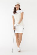 ストレッチタフタ バックプリーツ スカート (WOMENS SPORT)