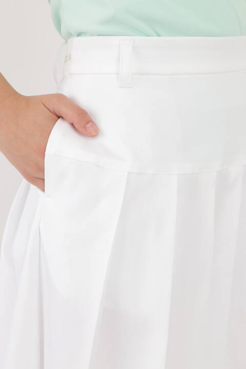 ストレッチツイル プリーツ スカート (WOMENS METRO)