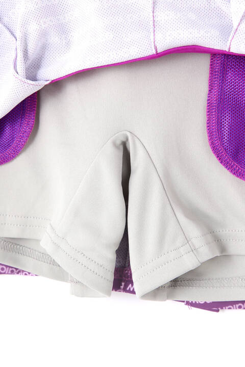 無地×スライドロゴ インナー付き プリーツ スカート (WOMENS SPORT)