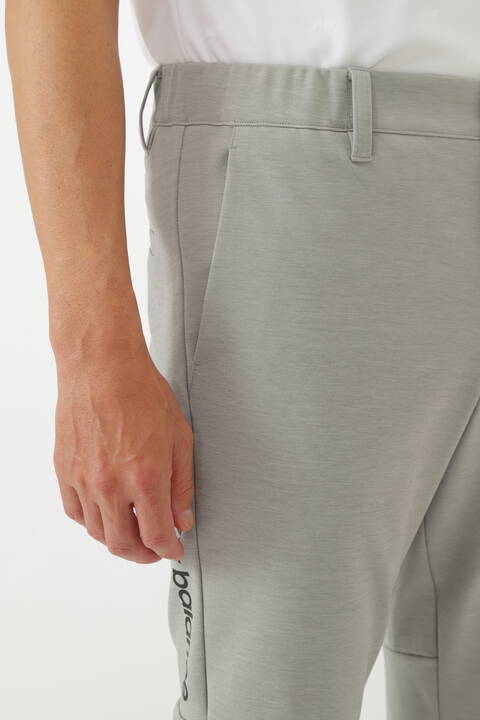 高密ツイル スウェット スリム ロングパンツ (MENS WORLD)