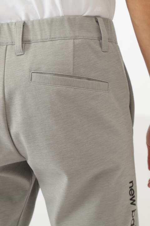 高密ツイル スウェット スリム ロングパンツ (MENS WORLD)