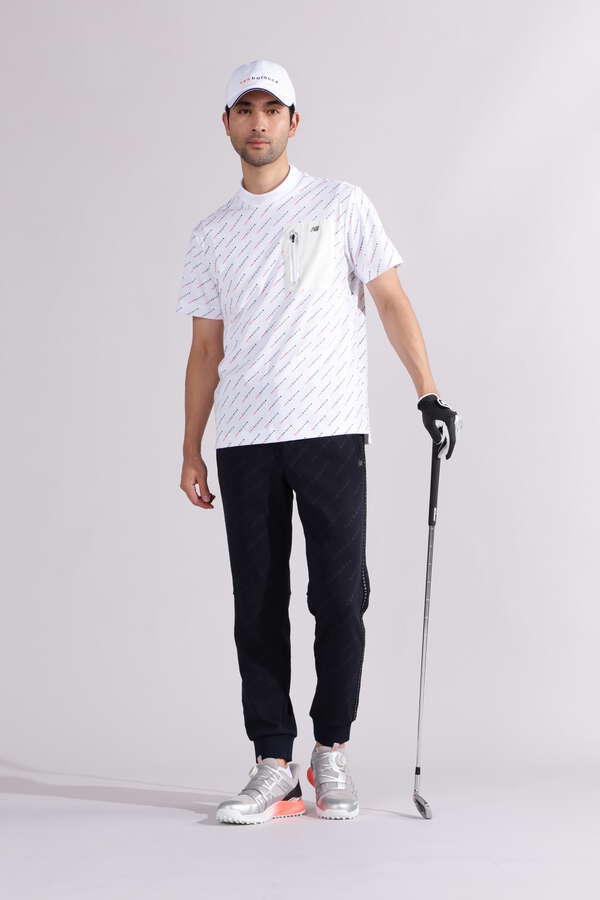 【直営店舗限定】バイアスロゴ スウェット スリム ジョガーパンツ (MENS)