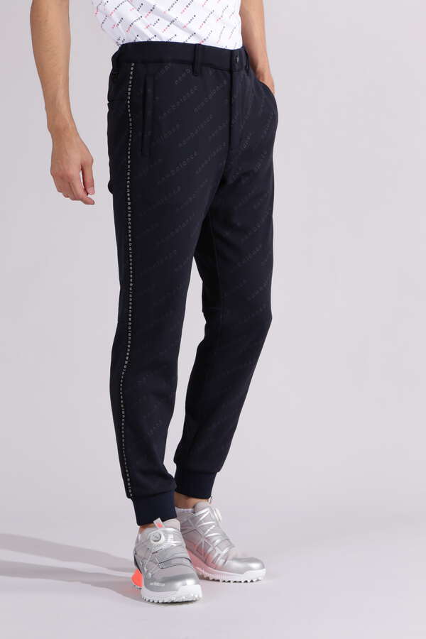 【直営店舗限定】バイアスロゴ スウェット スリム ジョガーパンツ (MENS)
