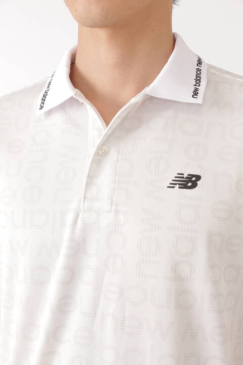 ブロックボーダーロゴ 半袖 ポロシャツ (MENS SPORT)